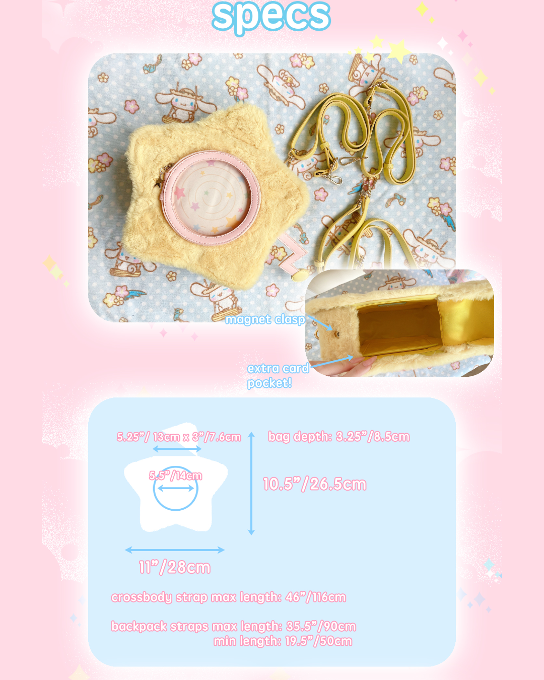 second payment | fuwafuwa etoile ita bag | ship in April