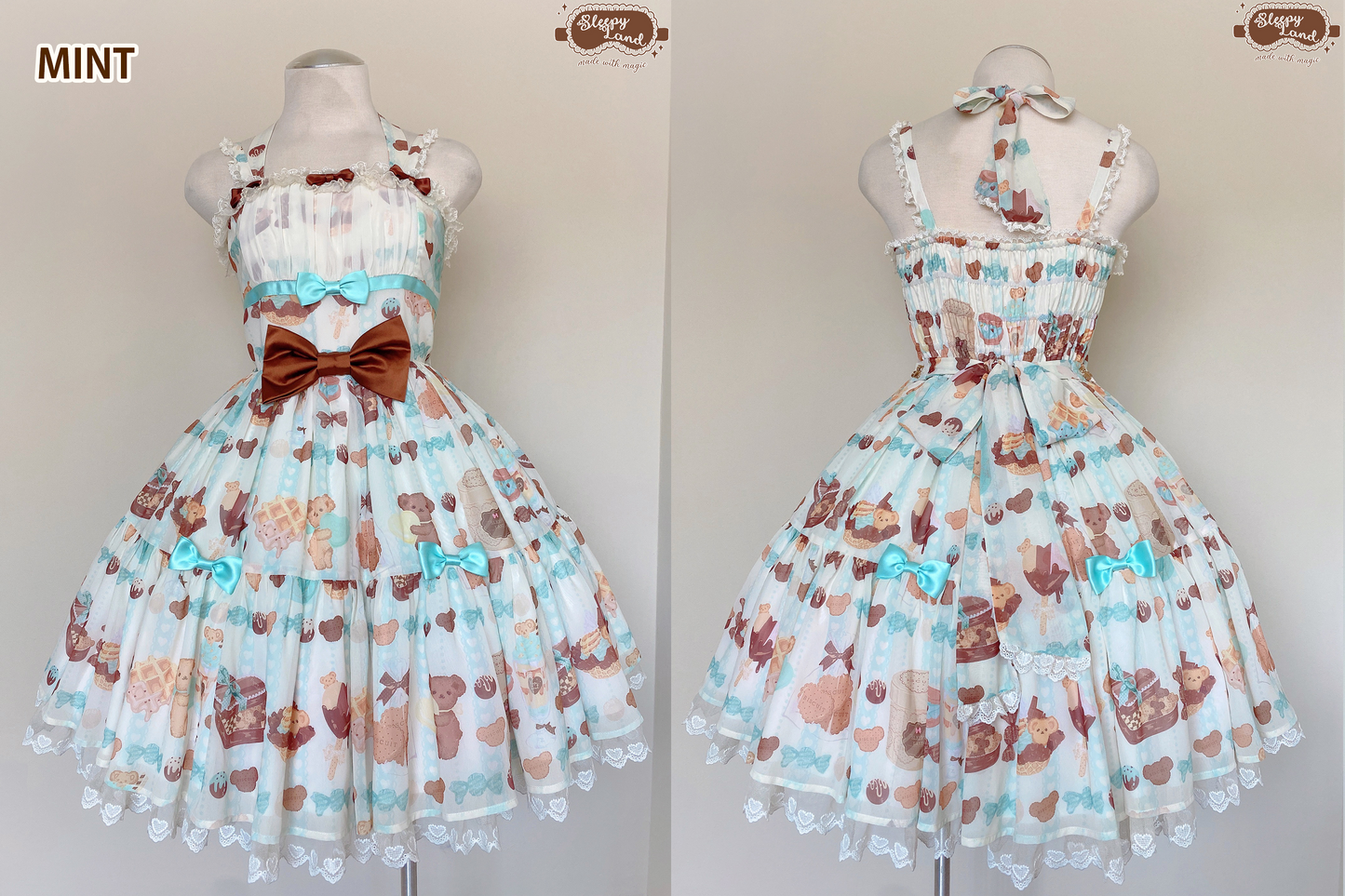 biscuit bear is a chocolatier jsk + kc set | ready to ship