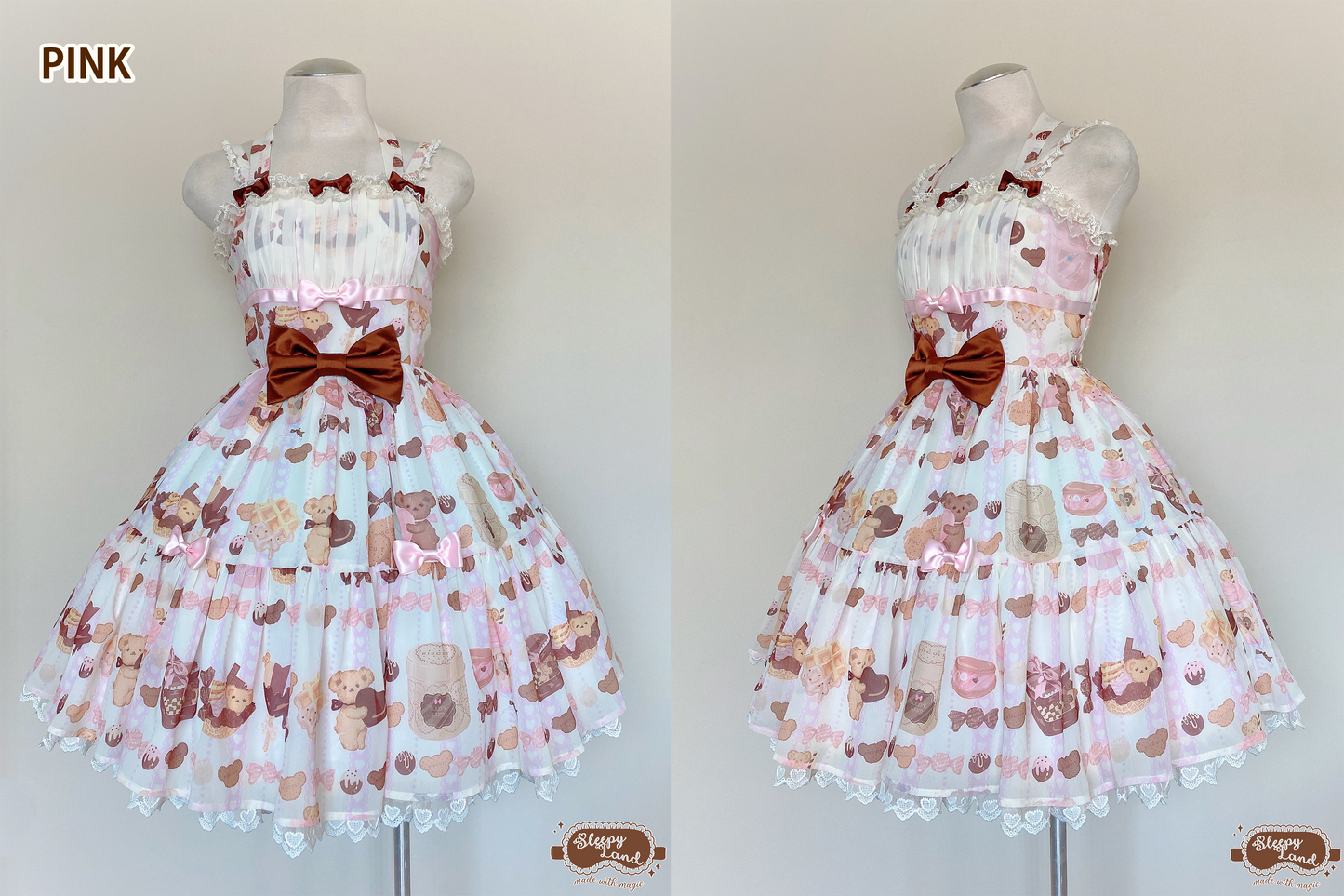 biscuit bear is a chocolatier jsk + kc set | ready to ship