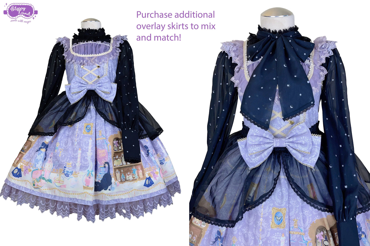starlit apothecary | jsk + overlay + kc set | ready to ship USA