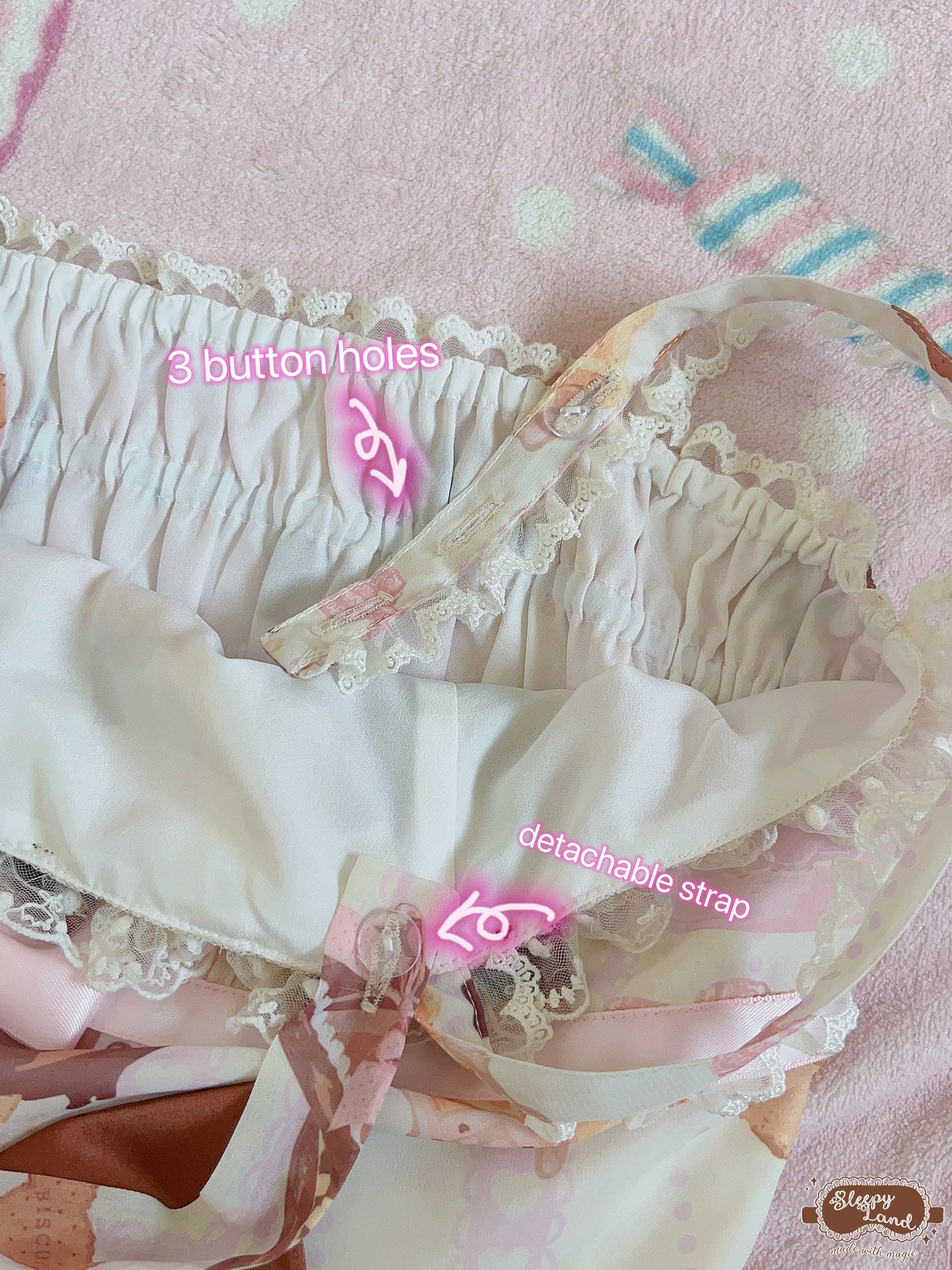 biscuit bear is a chocolatier jsk + kc set | ready to ship