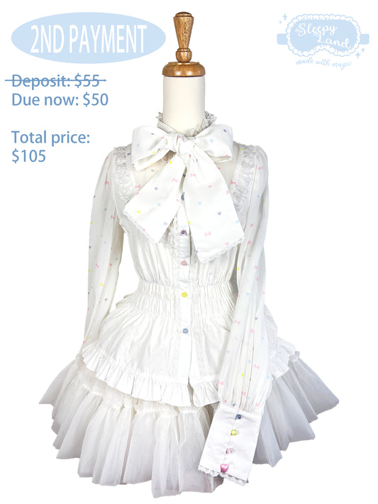 second payment | twinkling spell blouse 2.0 | delivery in Nov