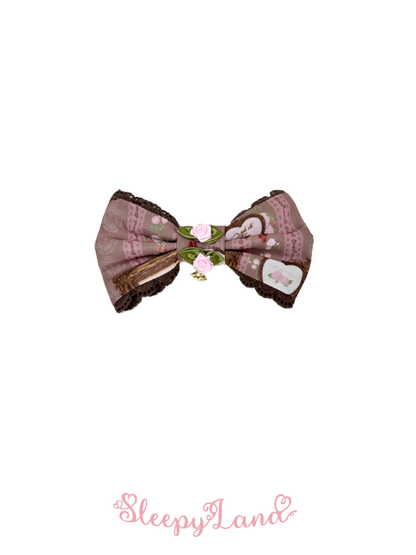 full price preorder | ballerina fauna's vintage romantic frame barrette | ship in early April