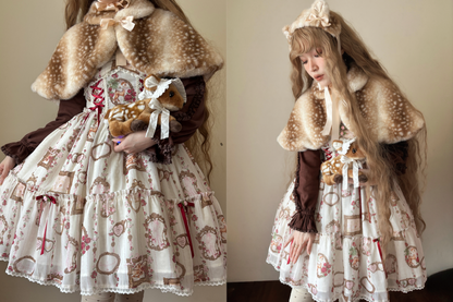 full price preorder | fawnnette capelet | ship in early April