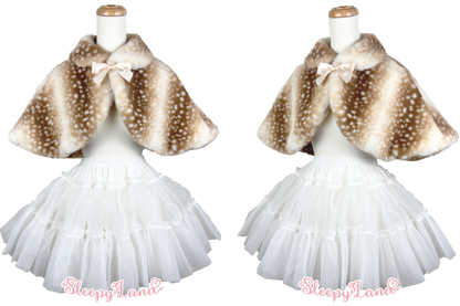 full price preorder | fawnnette capelet | ship in early April