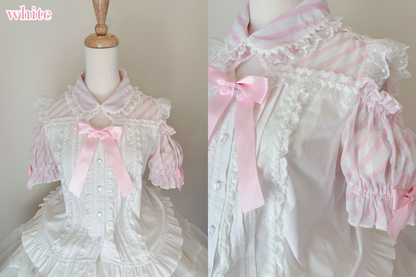 deposit preorder | cafe whip off shoulder blouse | ship in June