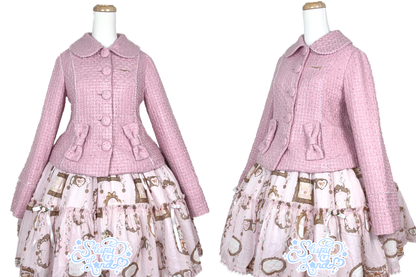 full price preorder | glittery girl fawnette short coat | delivery early January 2027