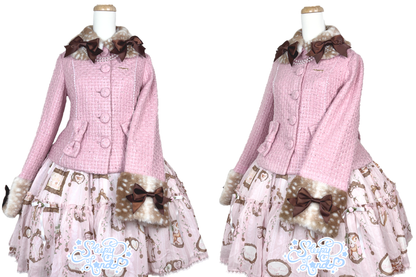 full price preorder | glittery girl fawnette short coat | delivery early January 2027