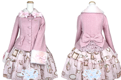 full price preorder | glittery girl fawnette short coat | delivery early January 2027
