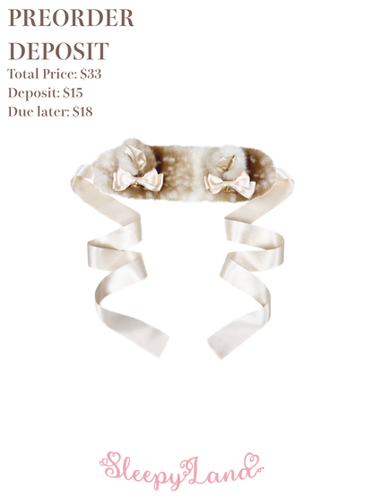 deposit preorder | fawnnette headdress | ship in early April