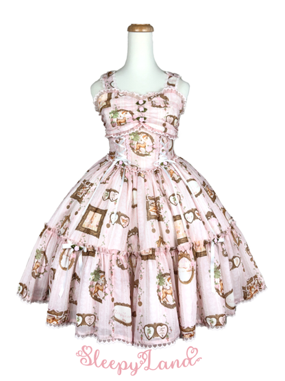 ballerina fauna's vintage romantic frame JSK | ready to ship from China