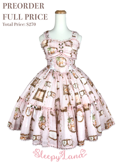 full price preorder | ballerina fauna's vintage romantic frame JSK | ship in early April