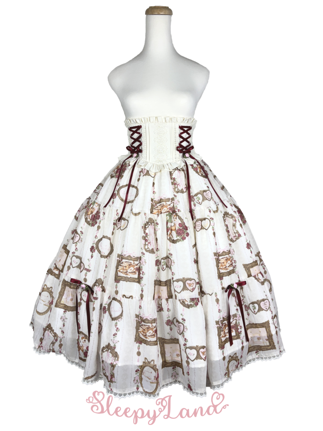 ballerina fauna's vintage romantic frame skirt set | ready to ship from China