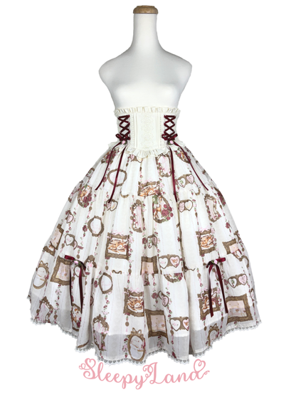ballerina fauna's vintage romantic frame skirt set | ready to ship from China
