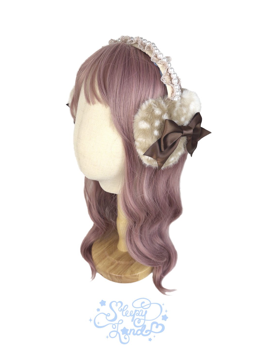 full price preorder | glittery girl fawnnette ear muffs | delivery early January 2027