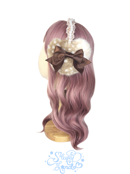 full price preorder | glittery girl fawnnette ear muffs | delivery early January 2027