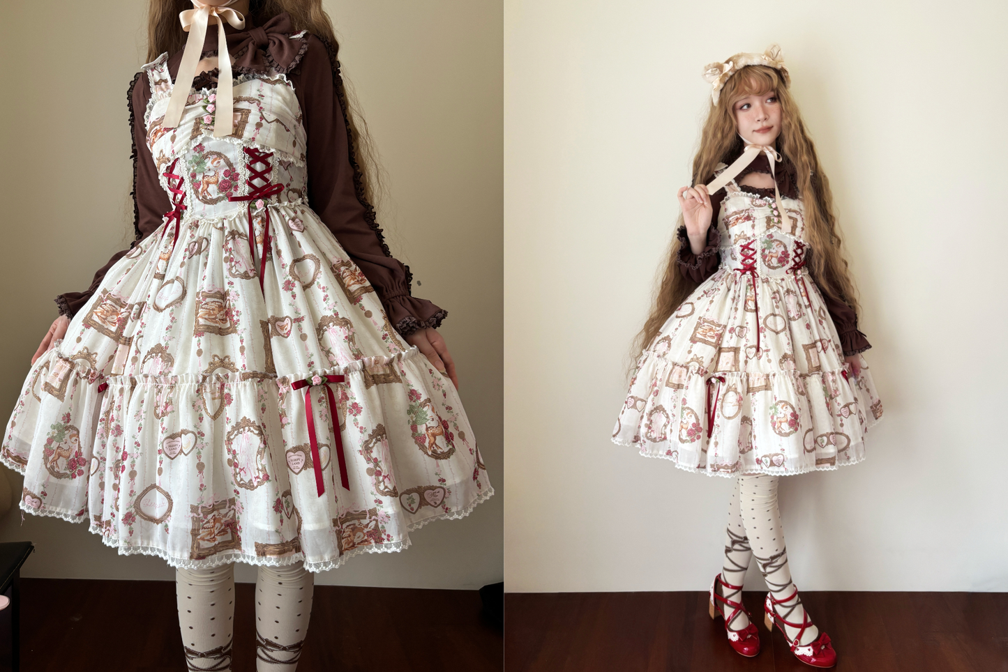 deposit preorder | ballerina fauna's vintage romantic frame JSK | ship in early April