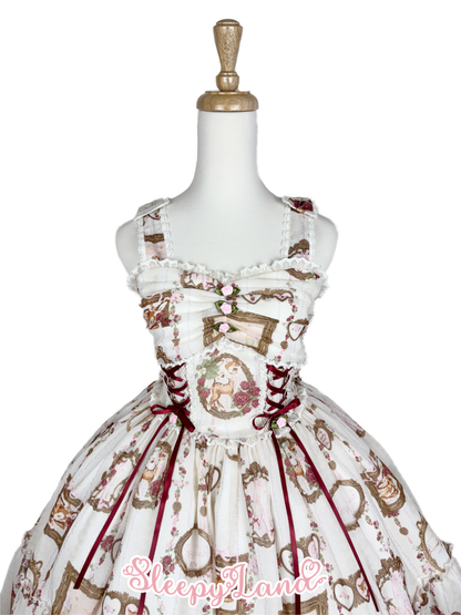 deposit preorder | ballerina fauna's vintage romantic frame JSK | ship in early April