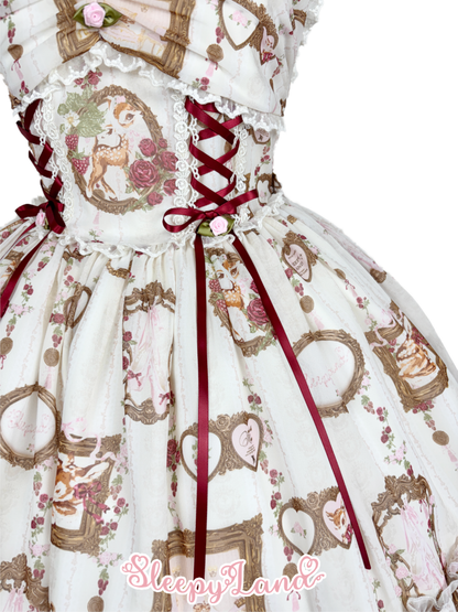 deposit preorder | ballerina fauna's vintage romantic frame JSK | ship in early April