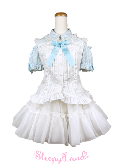 cafe whip off shoulder blouse | ready to ship from China