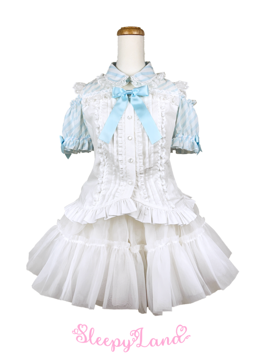 cafe whip off shoulder blouse | ready to ship from China