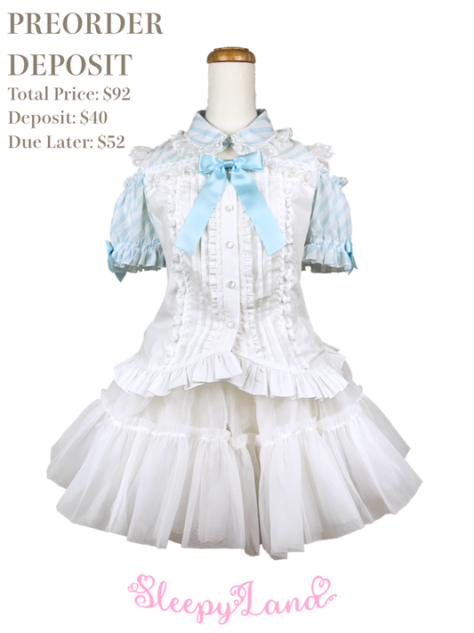 deposit preorder | cafe whip off shoulder blouse | ship in June