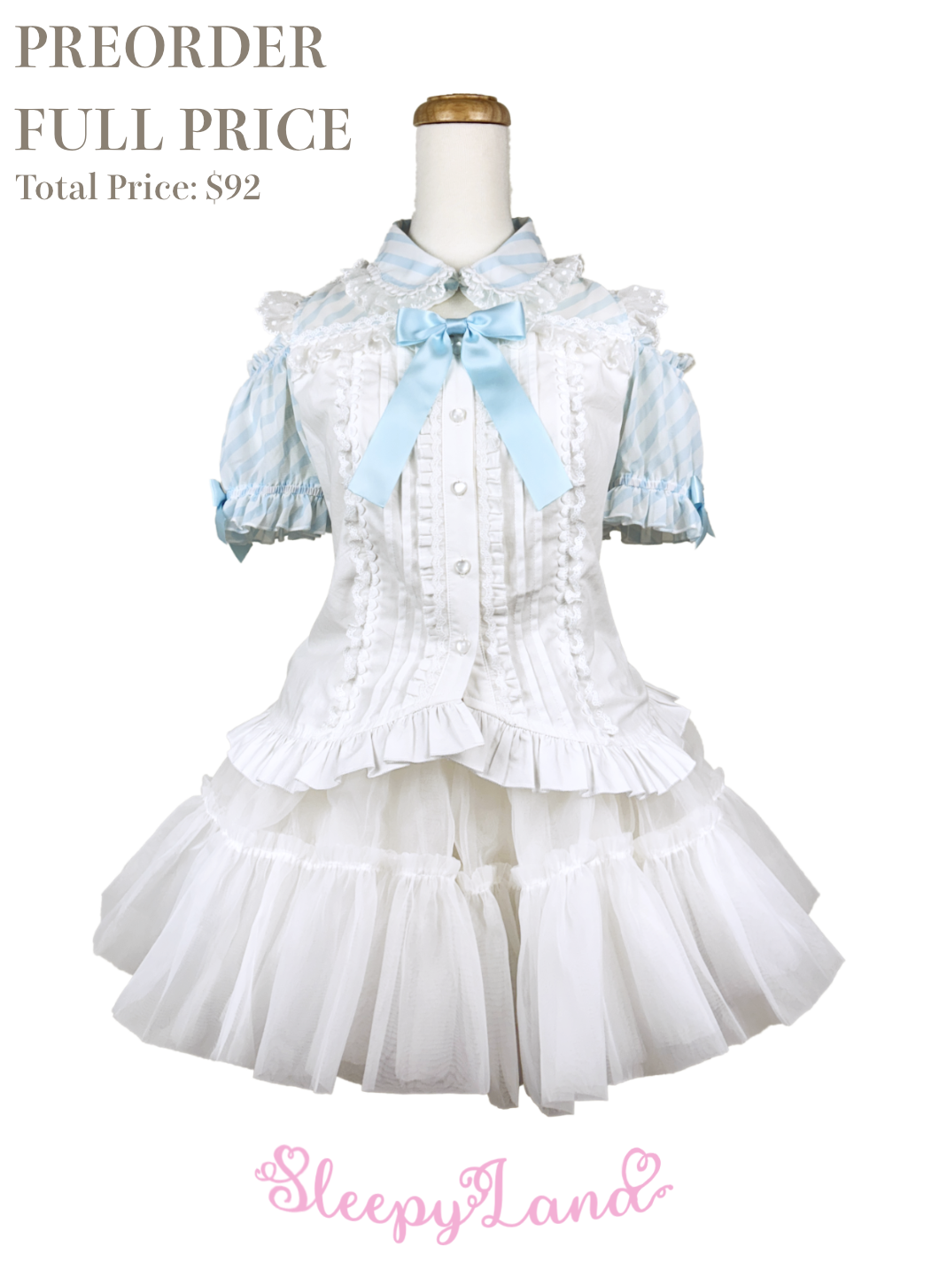 full price preorder | cafe whip off shoulder blouse | ship in June