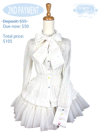 second payment | twinkling spell blouse 2.0 | delivery in Nov