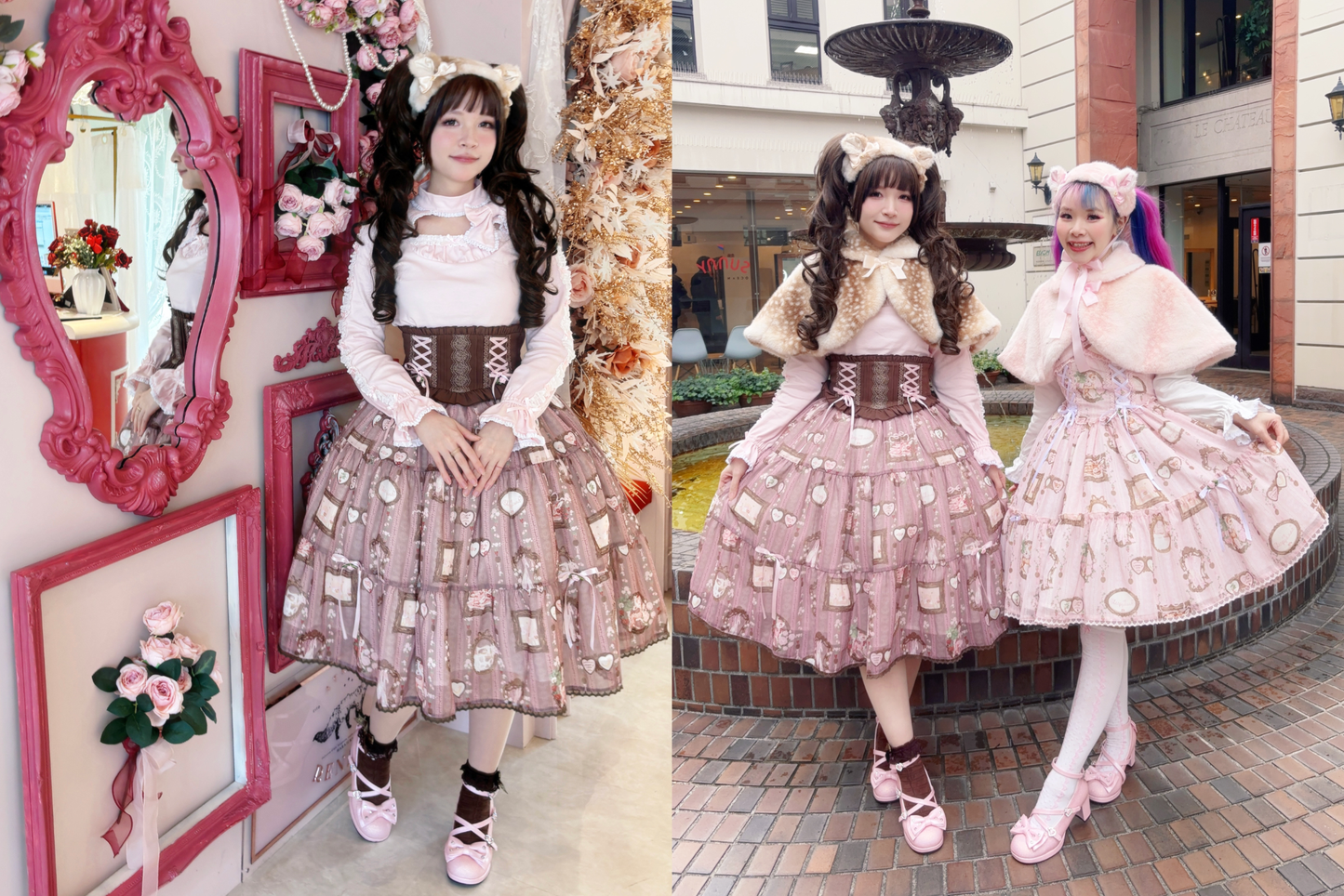 full price preorder | ballerina fauna's vintage romantic frame skirt set | ship in early April