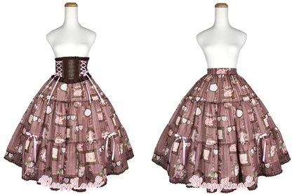 full price preorder | ballerina fauna's vintage romantic frame skirt set | ship in early April