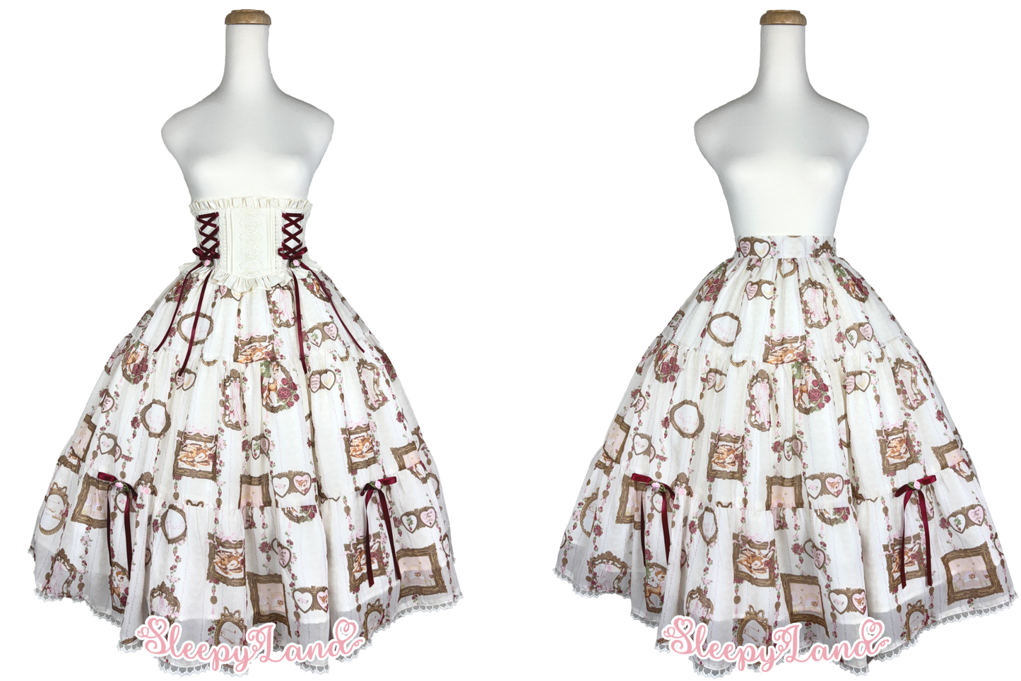 full price preorder | ballerina fauna's vintage romantic frame skirt set | ship in early April