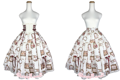full price preorder | ballerina fauna's vintage romantic frame skirt set | ship in early April