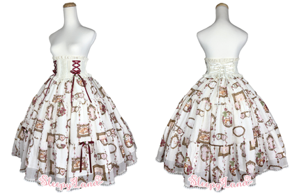 full price preorder | ballerina fauna's vintage romantic frame skirt set | ship in early April