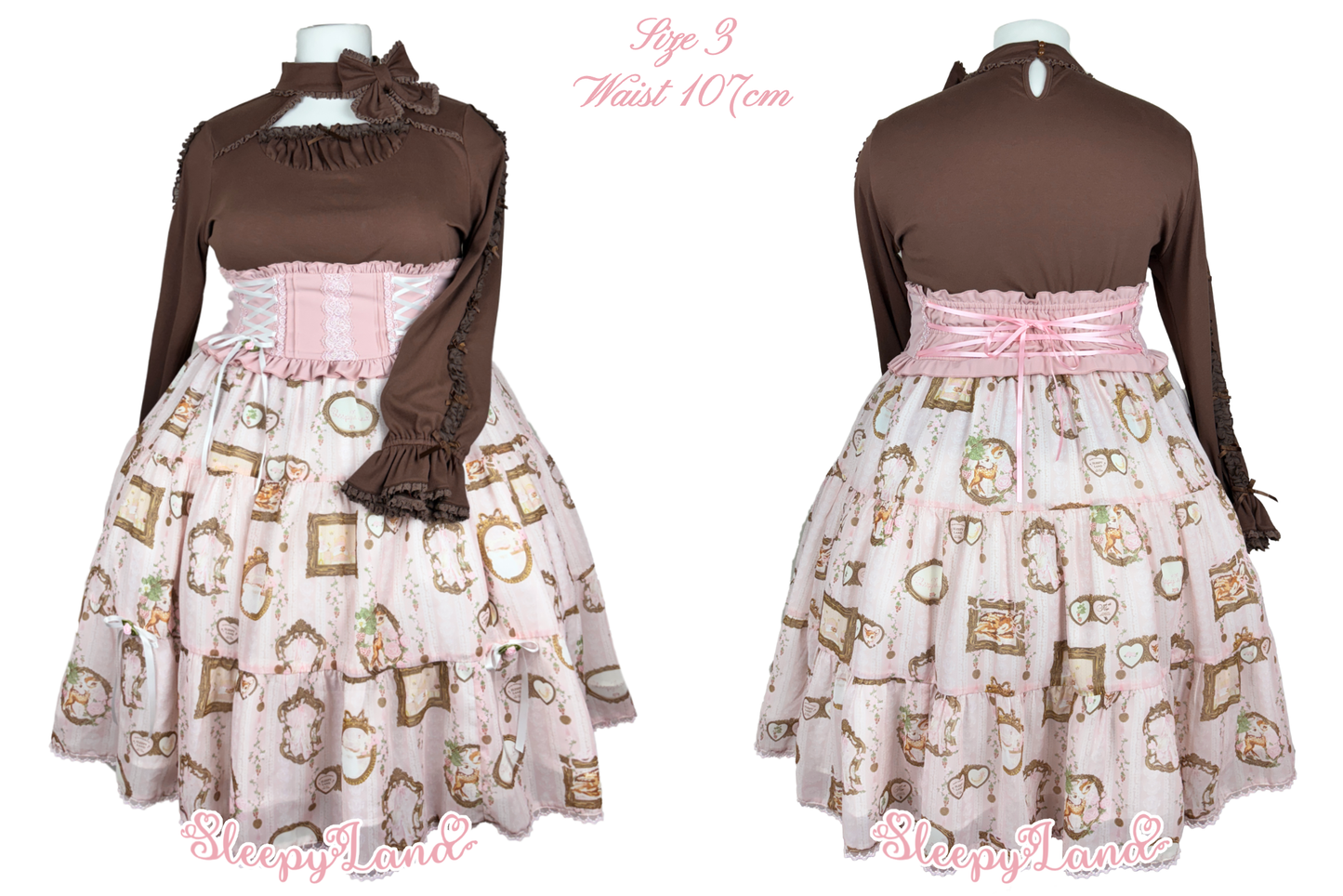 full price preorder | ballerina fauna's vintage romantic frame skirt set | ship in early April