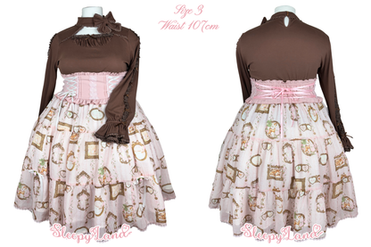 full price preorder | ballerina fauna's vintage romantic frame skirt set | ship in early April