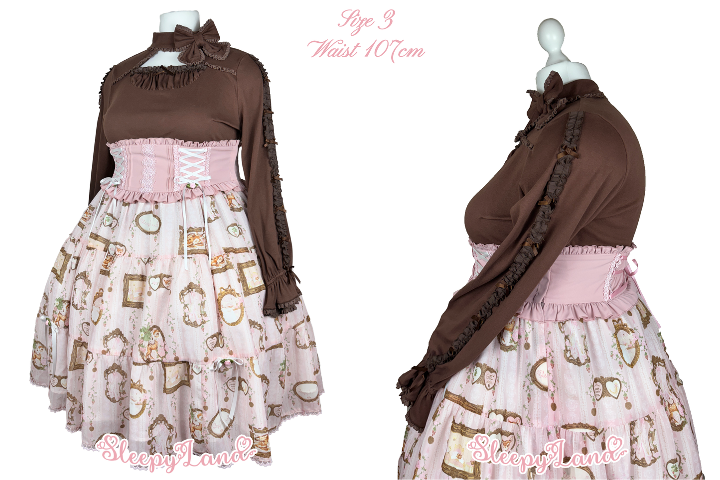 full price preorder | ballerina fauna's vintage romantic frame skirt set | ship in early April