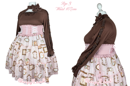 full price preorder | ballerina fauna's vintage romantic frame skirt set | ship in early April
